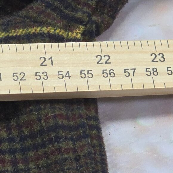 Lucky Brand Brown Plaid Wool Blend Workshirt, Men's Medium - Picture 8 of 9